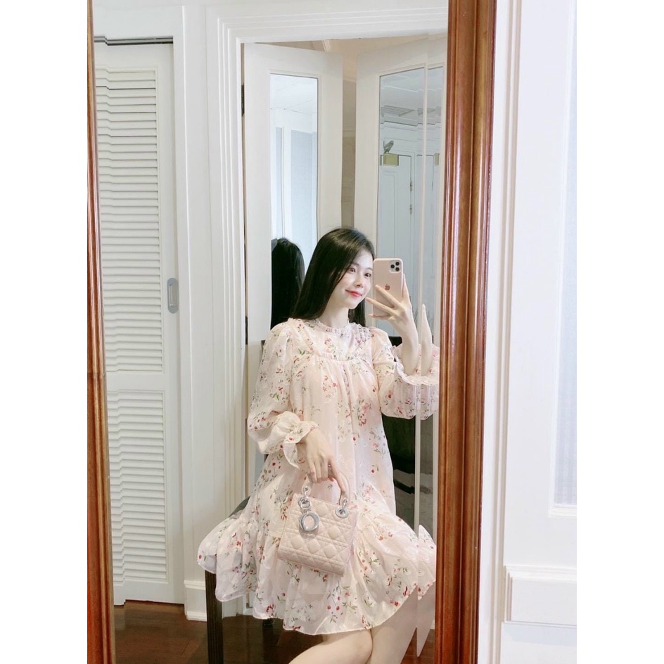 Váy Bầu Đẹp,Đầm Bầu Voan 2 Lớp Sang Chảnh Xinh Xắn Dễ Thương A047 Lin Store66