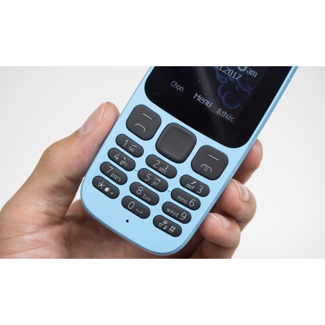 Điện thoại Nokia 105(2017) 2SIM - Hàng Chính Hãng - Kèm Pin Sạc