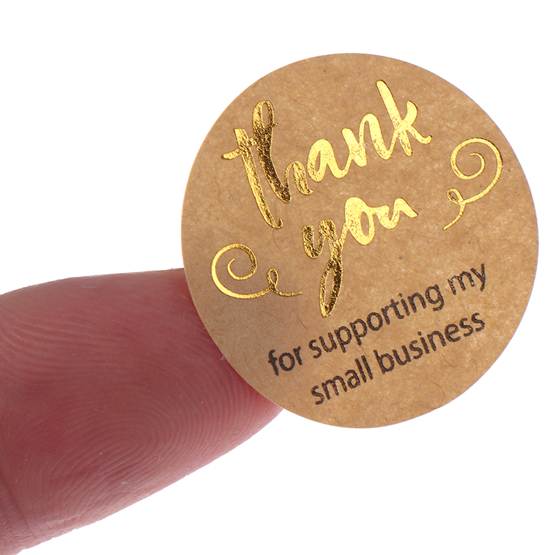 Set 500 Miếng Dán Chữ Thank You Trang Trí