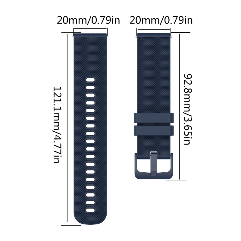 Dây Đeo Thay Thế Chất Liệu Silicon Màu Trơn Cho vivomove sport vivoactive3
