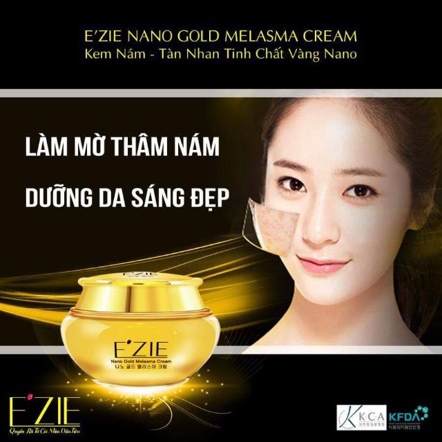 EZIE Kem nám-tàn nhang tinh chất vàng 60g E'ZIE