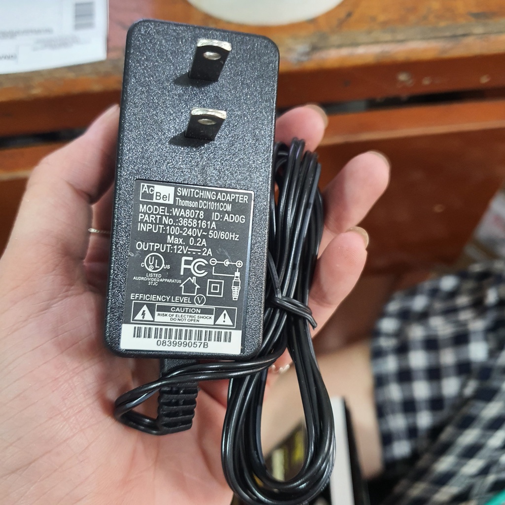 Cục nguồn Acbel Adapter 12v cho đầu thu camera ...