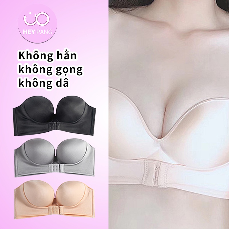 Áo lót nữ bra không dây quây ngực đúc su chống tụt sexy siêu hot HEYPANG VN015