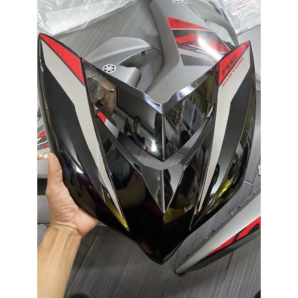 Dàn áo Exciter 150 Xám đen chính hãng tặng kèm tem mẫu 2020