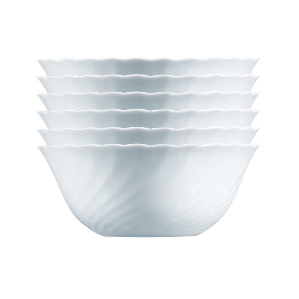 Bộ bát tô ăn thủy tinh Luminarc Trianon 18cm 6 chi tiết N3651*6 | Hàng chính hãng
