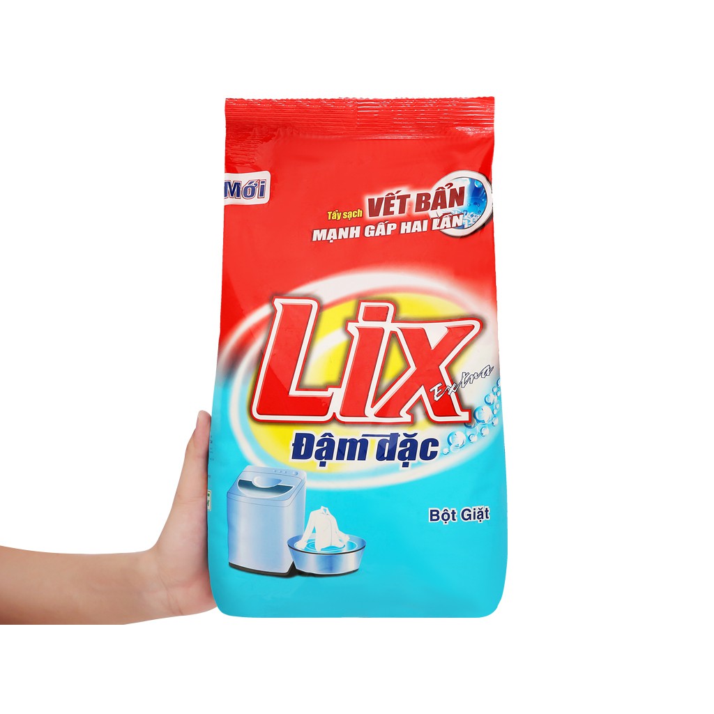 Bột Giặt LIX Extra Đậm Đặc 800G - Tẩy Sạch Vết Bẩn Mạnh Gấp 2 Lần