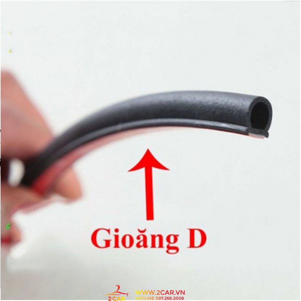 GIOĂNG CAO SU CHỐNG ỒN, CHỐNG BỤI XE HƠI DẠNG CHỮ D TO