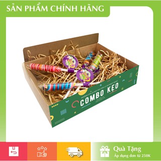 [HÀNG CHÍNH HÃNG] Hộp Quà Giáng Sinh Noel Candy Cane 8gr x 4 Cây