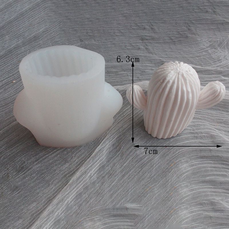 Khuôn Silicone Tạo Hình Cây Xương Rồng Trang Trí Bánh DIY