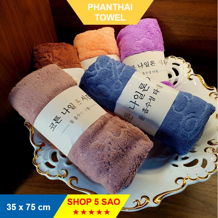 Khăn đa năng lông cừu dập gấu 35x75cm #khandanang #khanlongcuu