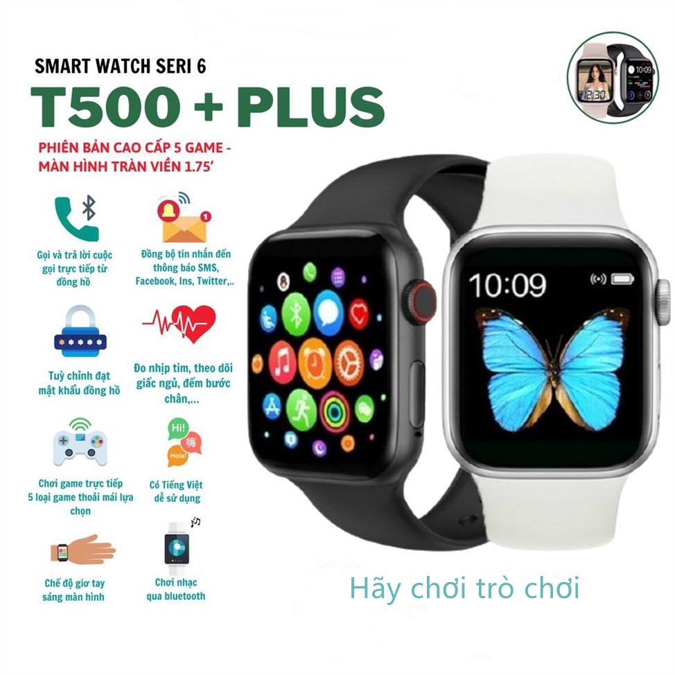 Mua Smart Watch T500 /T500+Plus /X7 Series 6 Bluetooth Call Full Touch