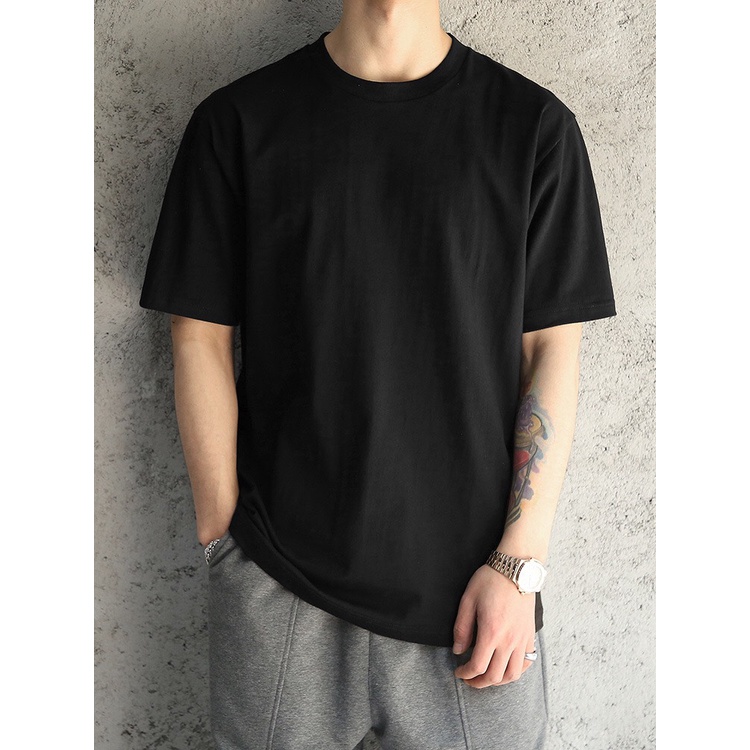 Áo Thun TAY LỠ TRƠN - Áo Phông Trơn Basic Unisex Nam Nữ Form Rộng Thời Trang Hàn Quốc Ullzang NUPAKACHI