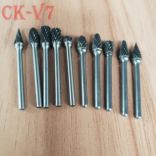 Mũi Mài,Khắc,Rũa Vonfram Cao Cấp (10 Món Tiện Dụng)