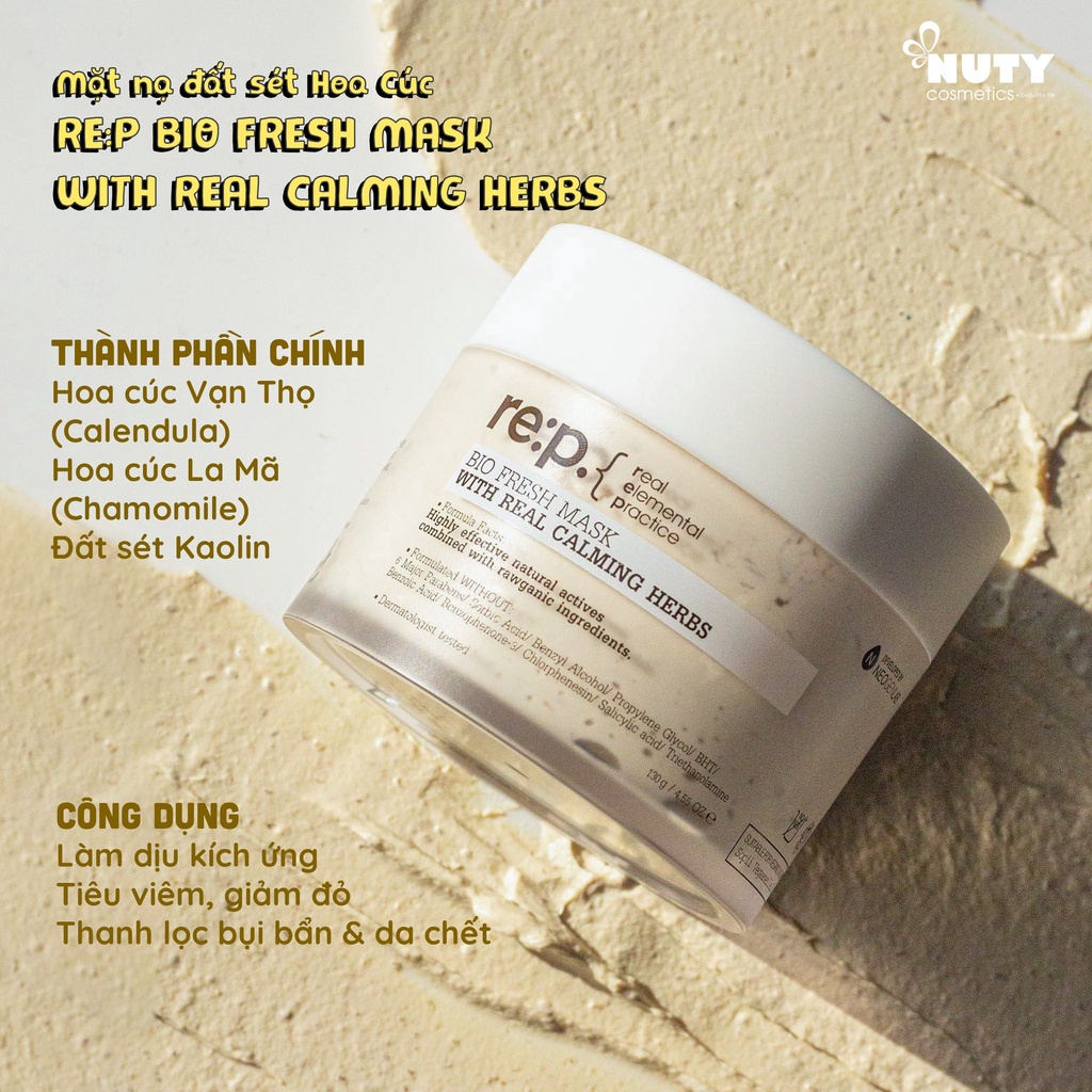 Mặt Nạ Đất Sét RE:P Bio Fresh Mask (130g)