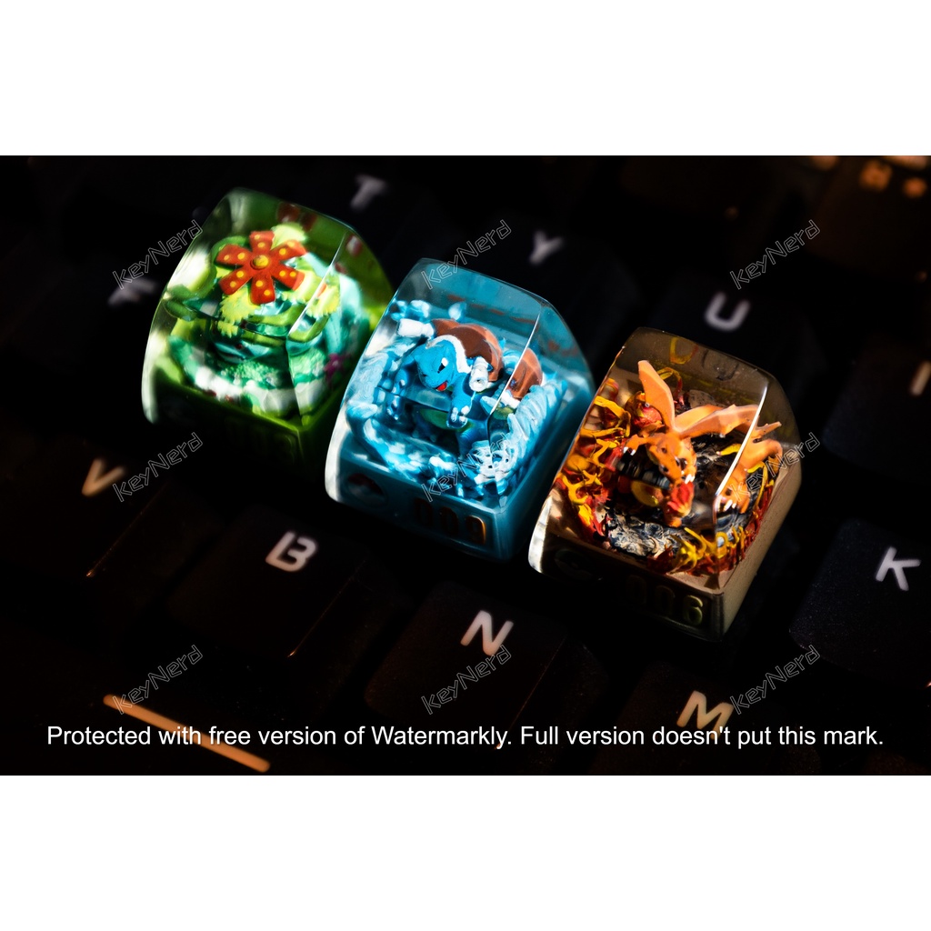 Keycap resin pokemon - nút bàn phím cơ - artisan