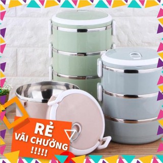 Hộp cơm giữ nhiệt 4 tầng lõi inox Lunch Box
