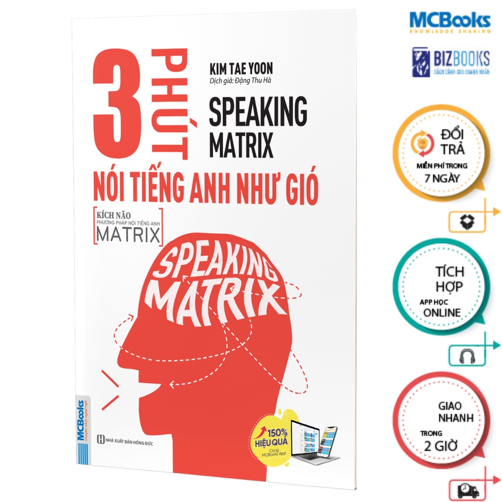 Sách Combo 4 Cuốn Speaking Matrix – Nói tiếng Anh như gió - Mcbooks