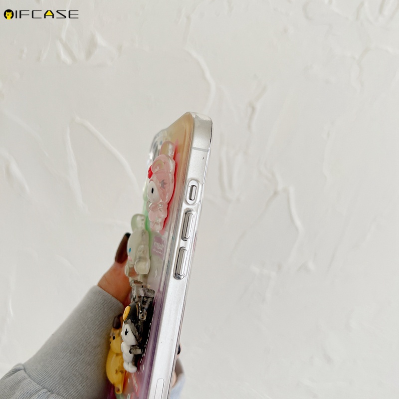 Ốp Điện Thoại Dẻo Trong Suốt Họa Tiết Hoạt Hình Cinnamoroll Melody Cho iPhone 13 12 11 Pro Max XS Max XR X 7 8 Plus