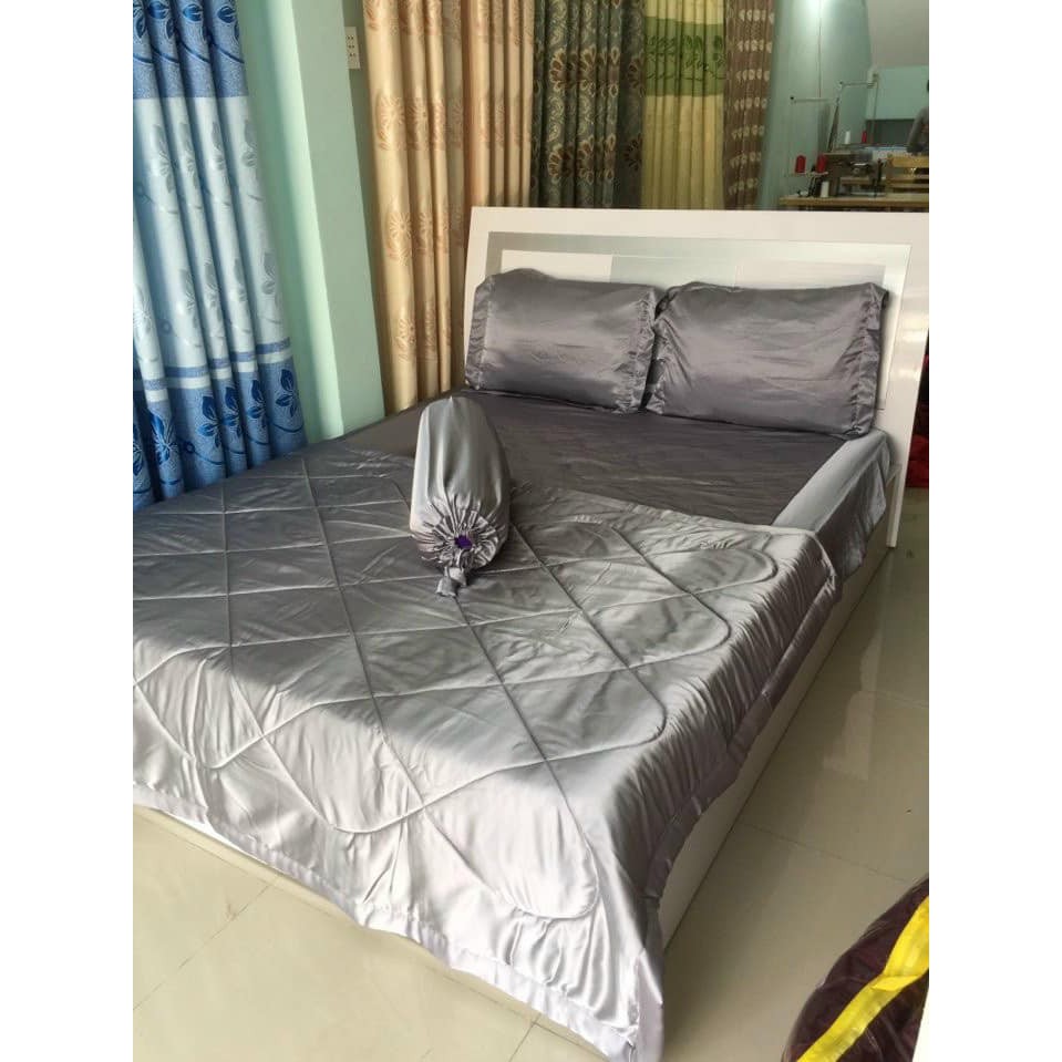 TRỌN BỘ CHĂN GA GỐI PHI LỤA CAO CẤP SANG CHẢNH
