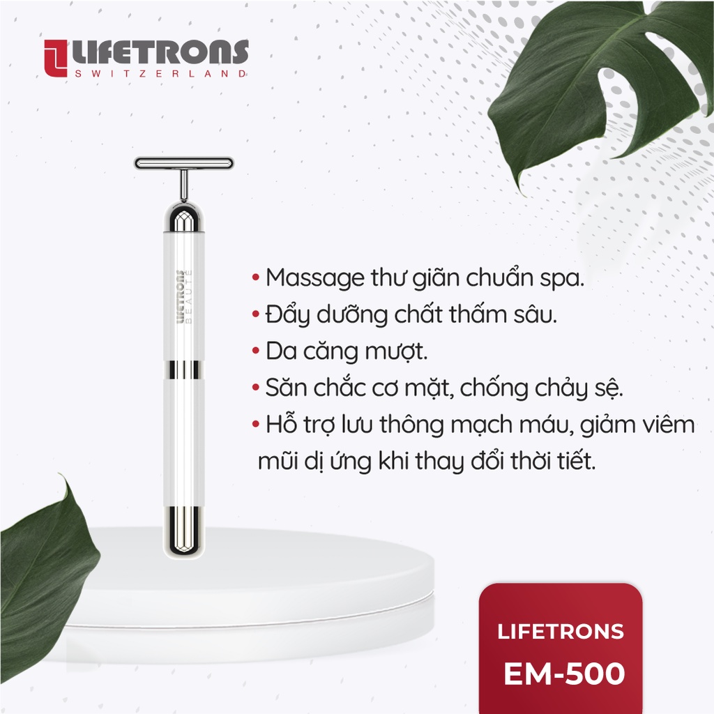 Máy massage nâng cơ cải thiện tuần hoàn máu Lifetrons EM-500