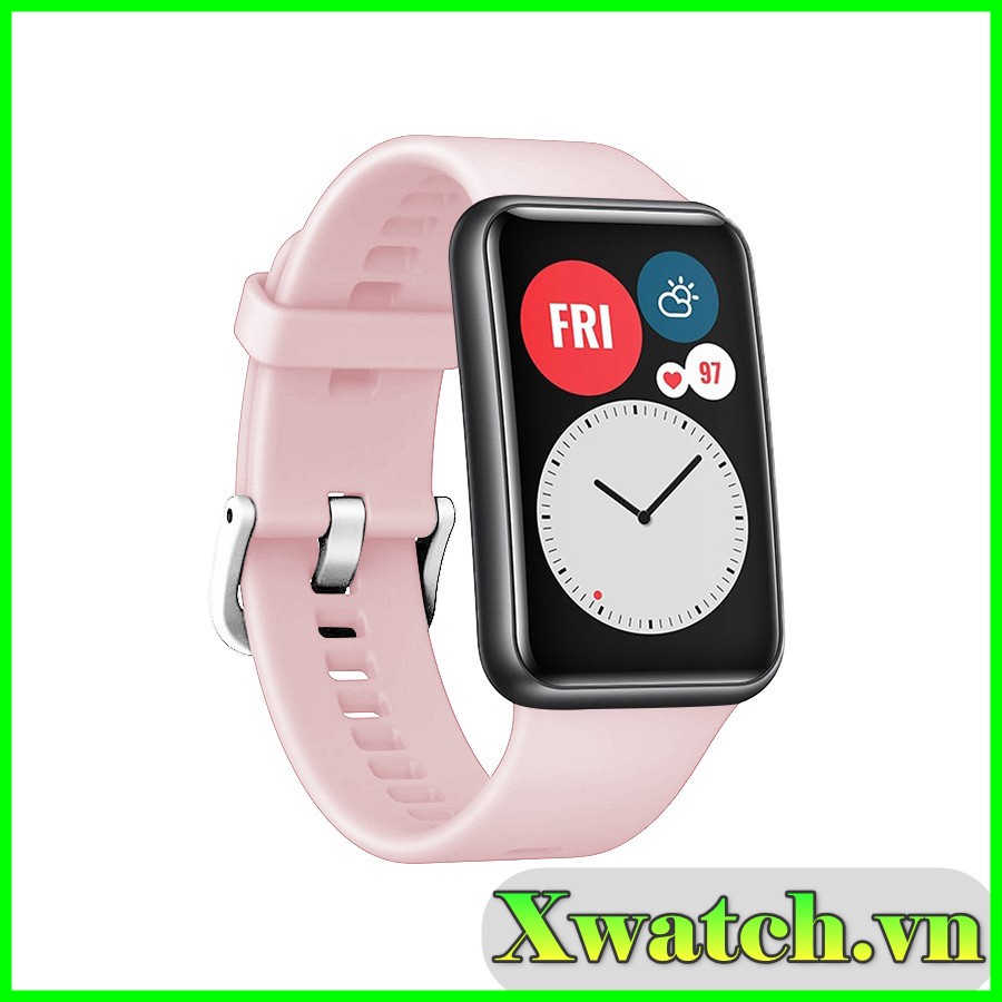 Dây đeo đồng hồ thông minh silicon cho Huawei Watch Fit khóa gài