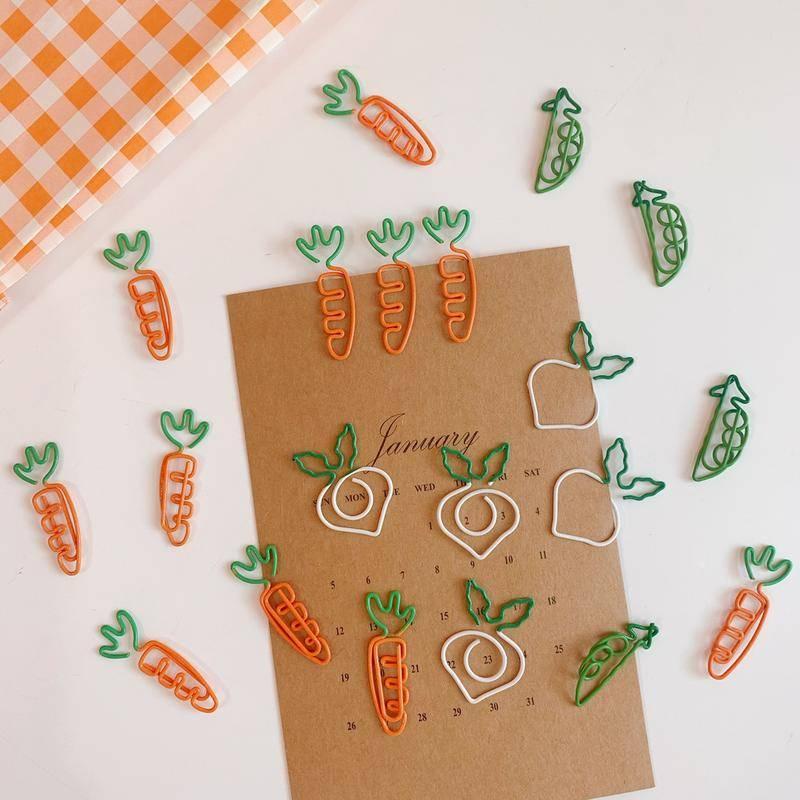 Kẹp Giấy Hình Cà Rốt/Cà Rốt Hoạt Hình Dễ Thương Sáng Tạo