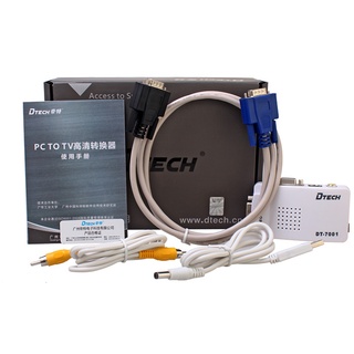 Thiết bị chuyển PC->TIVI Dtech DT-7001(loại chóng nhiễu tốt)