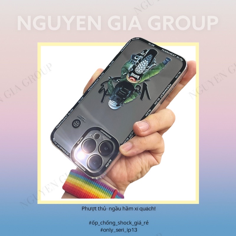 ship hoả tốc ốp silicon dẻo chống shock Racing boy cho ip 14/ ip 13 pro max/ 13 pro tại Nguyễn Gia group Cao Đạt Quận 5