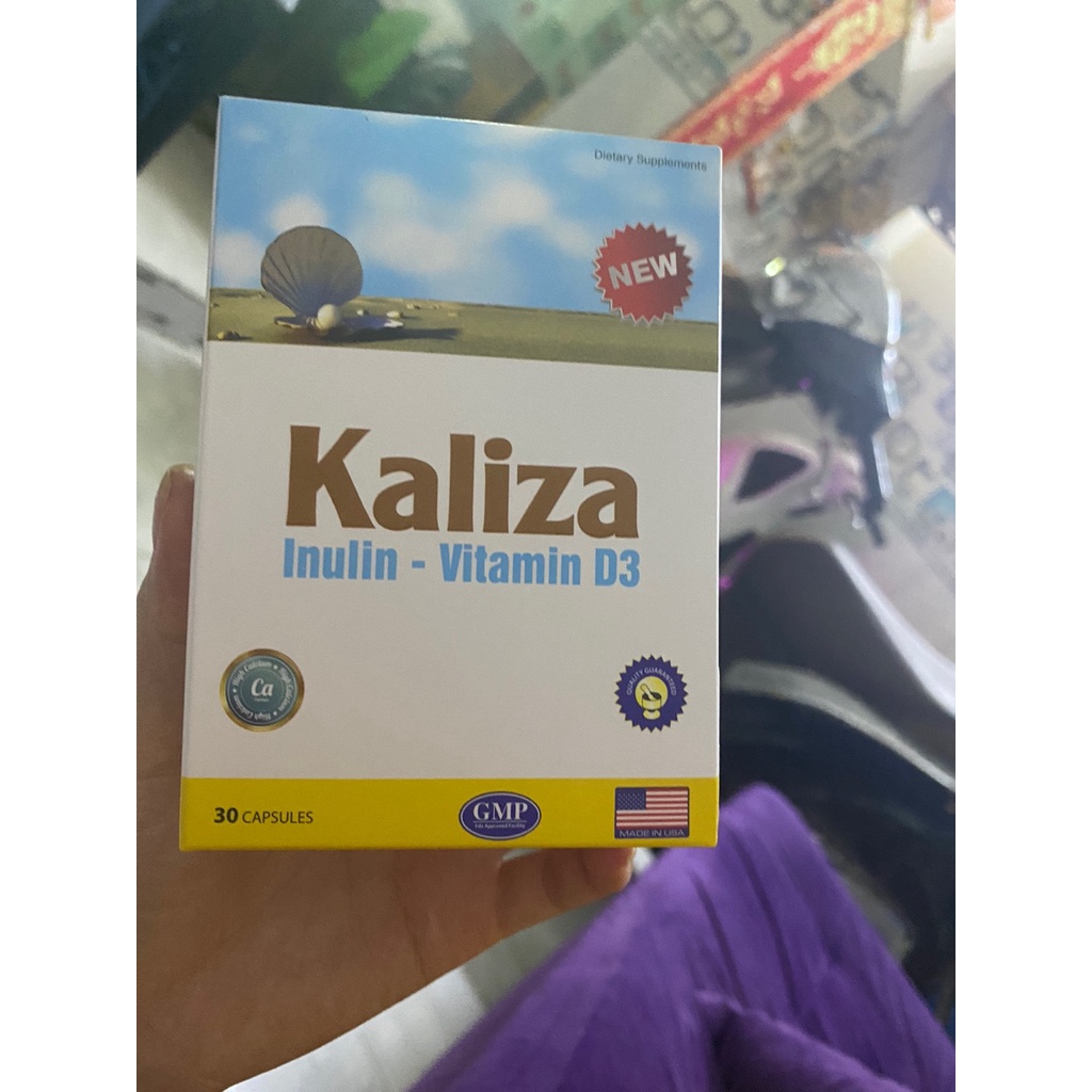 Viên uống Canxi, bổ sung canxi, bổ sung vitamin D KALIZA