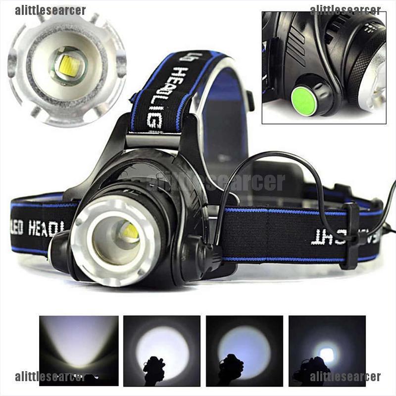 Đèn Pin Đeo Đầu 12000lm Xm-L Xml T6 Led 18650