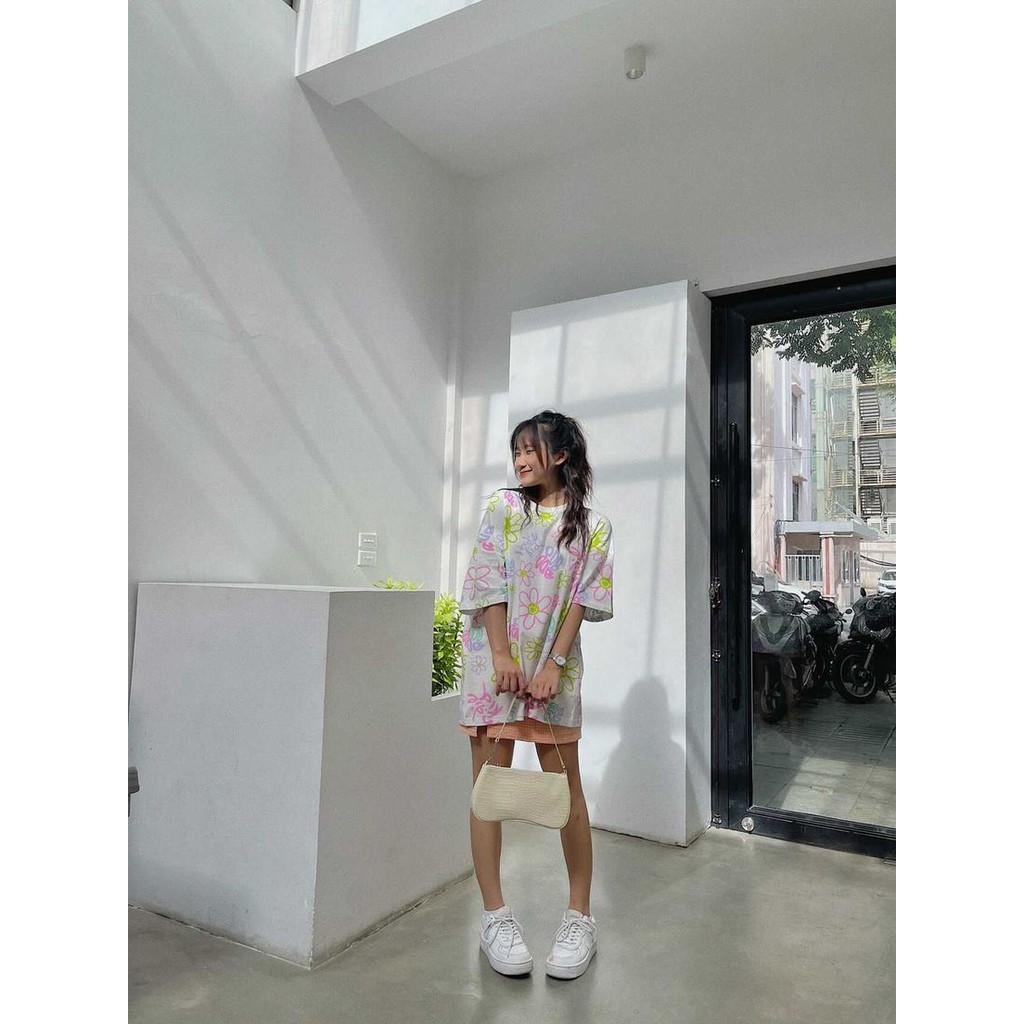 Áo Thun Nam Nữ Unisex BOO Oversize 100% Cotton Cao Cấp In Tràn OOB Đen Trắng | BigBuy360 - bigbuy360.vn