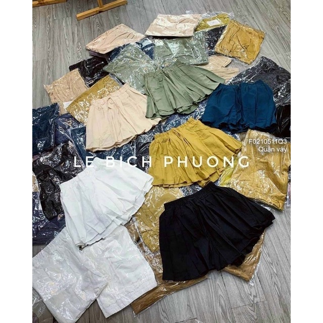 Quần giả váy lưng thun