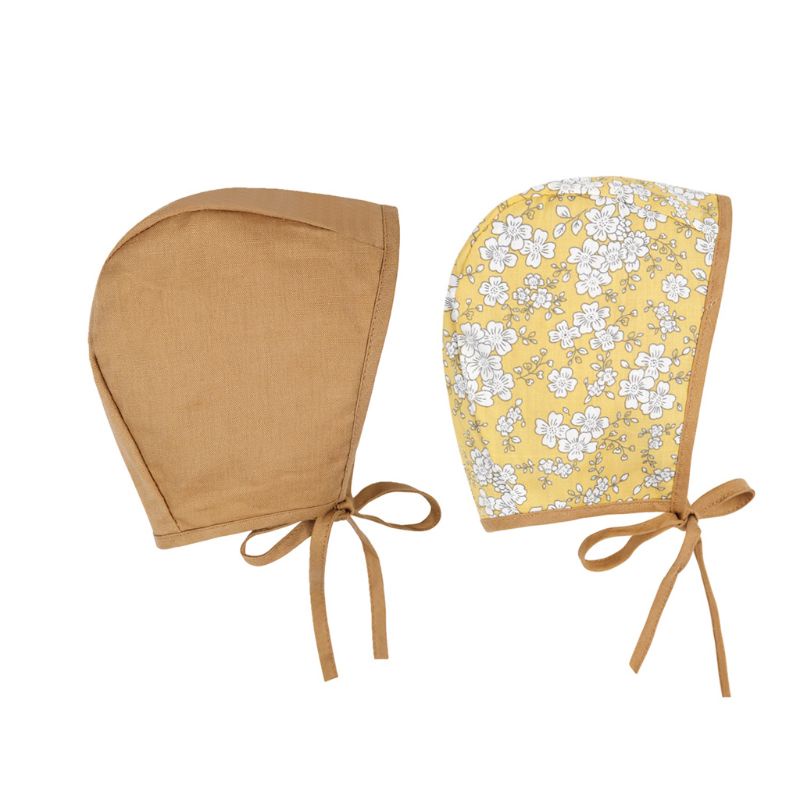 Mũ Beanie Cotton Đính Hoa Dễ Thương Thời Trang Giáng Sinh