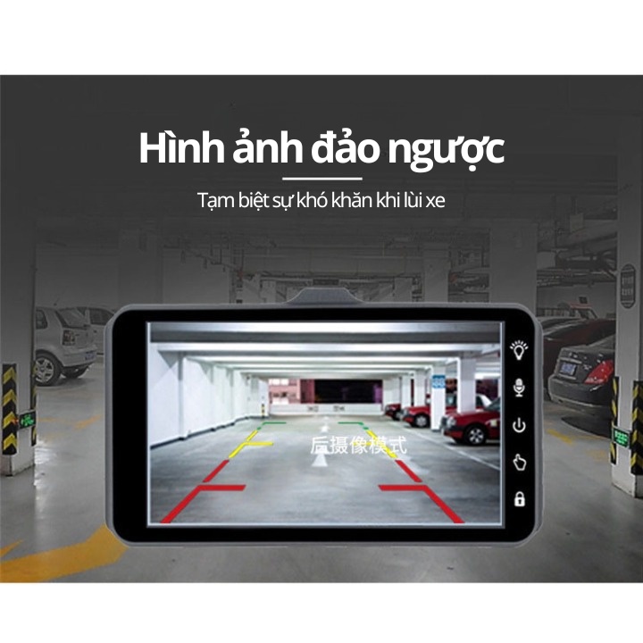 Camera Hành Trình YUECAI Màn Hình Cảm Ứng 4 Inch HD Ống Kính Kép 1080p Hàng Nội Địa Đạt Chuẩn Châu Âu8