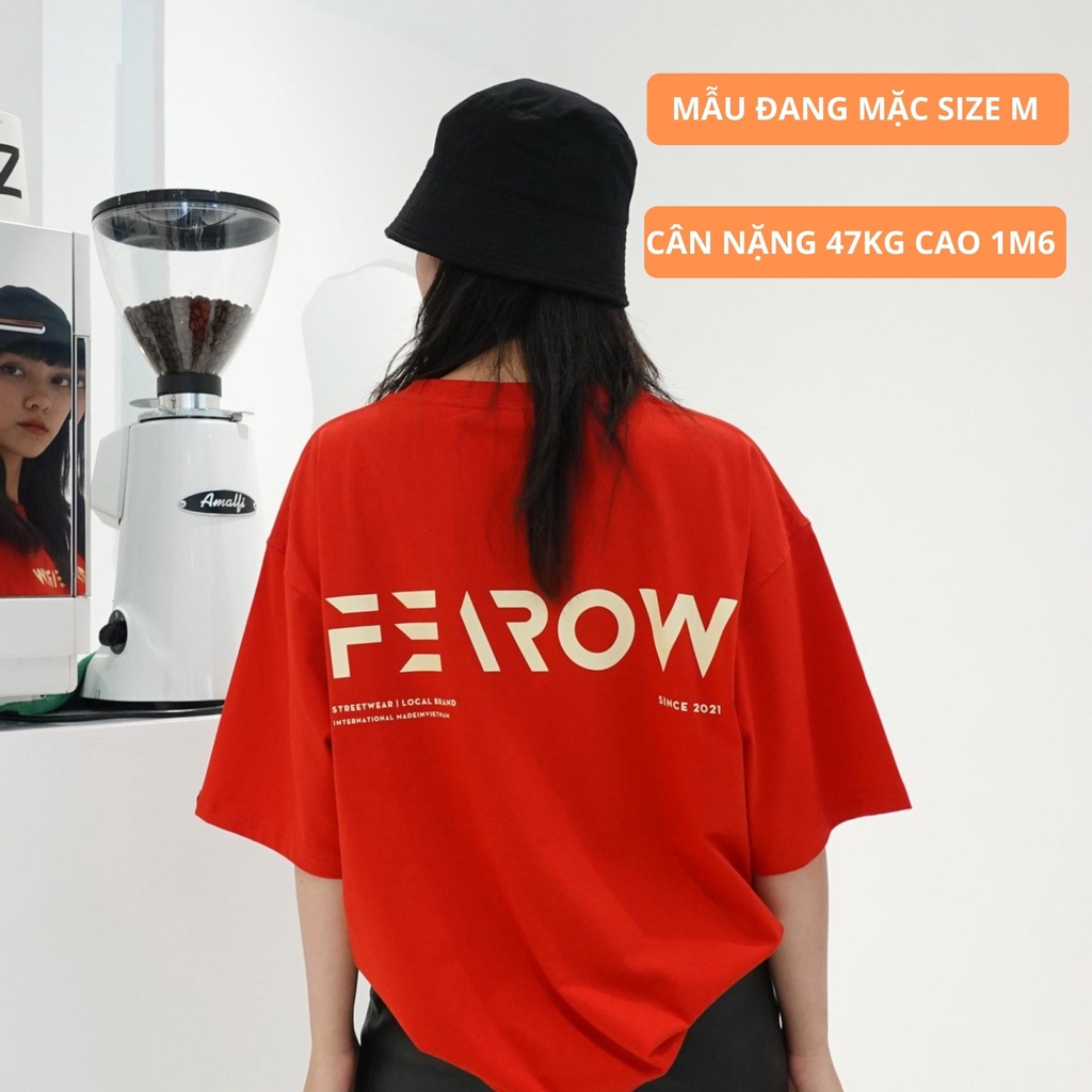 Áo thun nam nữ from rộng Fearow. Áo from nữ rộng tay đơn giản Basic cotton co giãn, thoáng mát