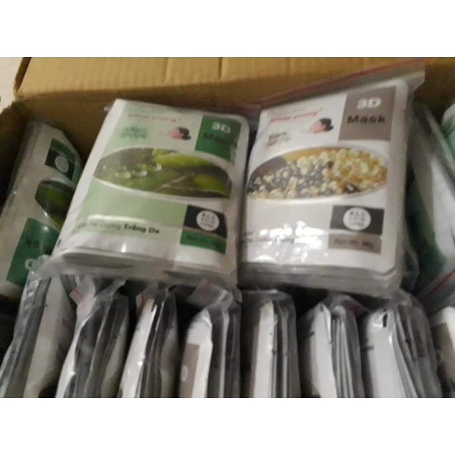 Cambo 10  Mặt Nạ 3D White -Young  Dưỡng Trắng Da Mặt