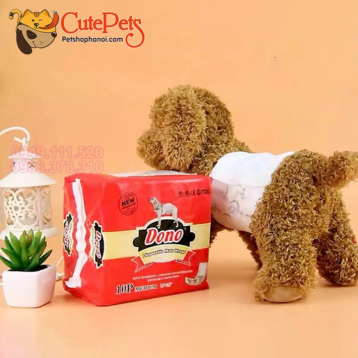 Bỉm cho chó đực DONO Tã quấn bụng chó đực - CutePets Phụ kiện thú cưng Pet shop Hà Nội