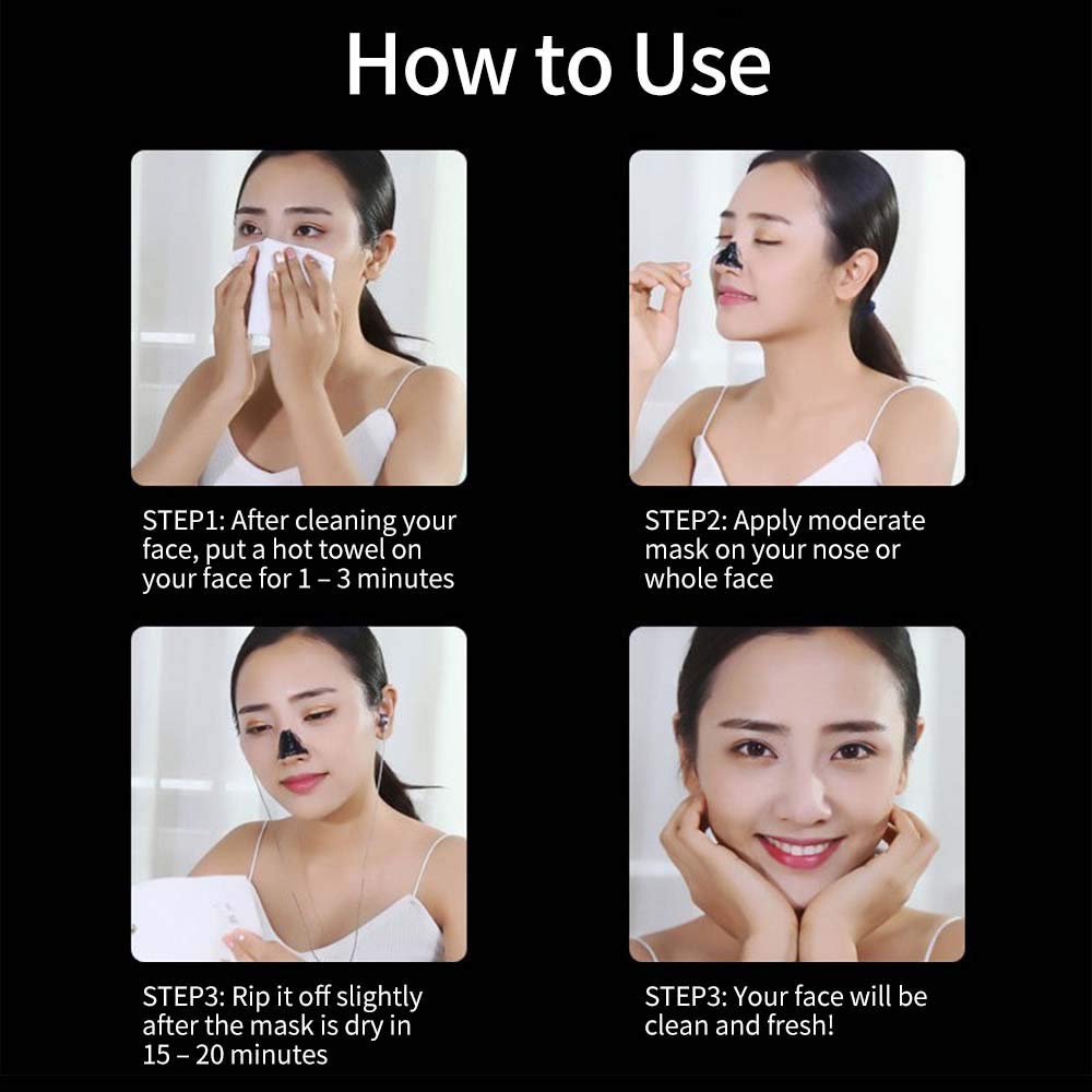 Mặt Nạ Than Tre LANBENA Lột Mụn Đầu Đen Hiệu Quả Cho Da Mặt