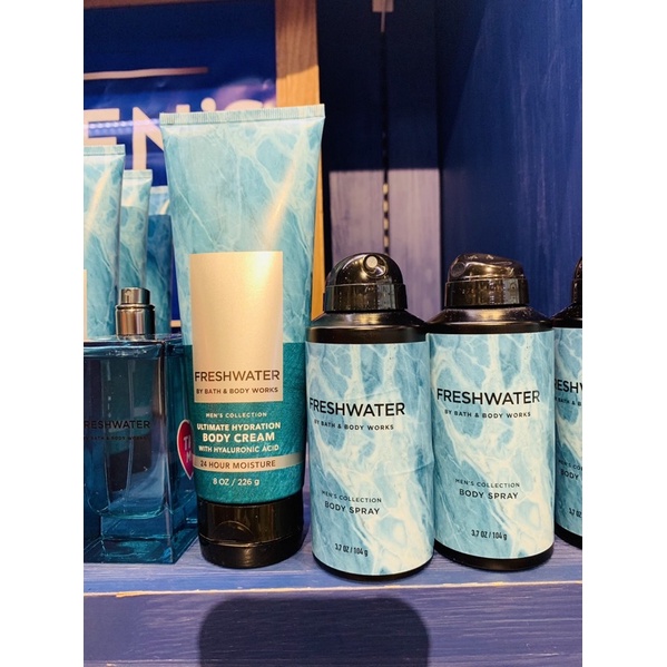 Xịt thơm nam Fresh Water Bath & Body Works 104gram