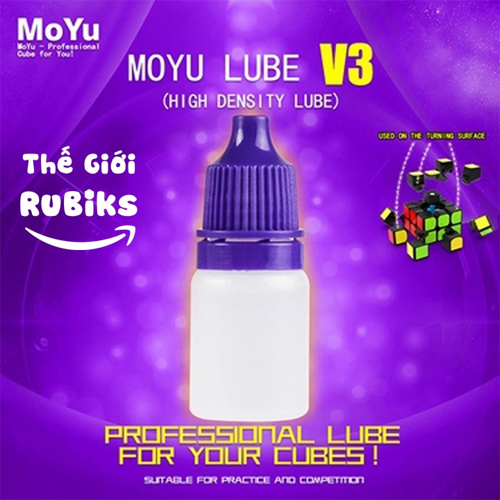 Moyu lube v1 v2 v3 dầu bôi trơn rubik dùng cho wrm 2021 maglev - ảnh sản phẩm 6
