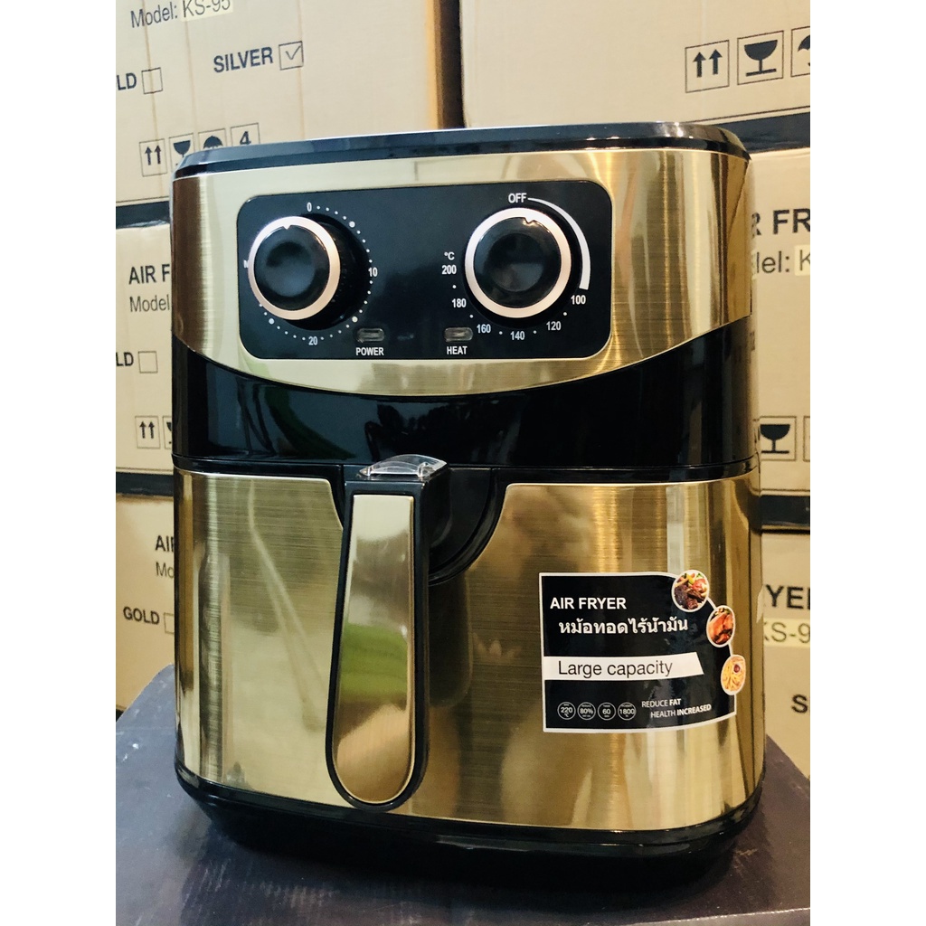 Nồi Chiên Không Dầu Sharp KS92 9.2 Lít Thái Lan bảo hành 12 tháng. 3 màu Đỏ, Bạc, Vàng - Dung Tích Siêu Lớn