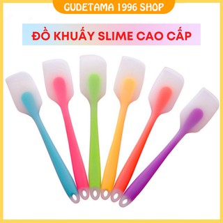 Đồ khuấy slime thìa cán dài đầu cao su - ảnh sản phẩm 1