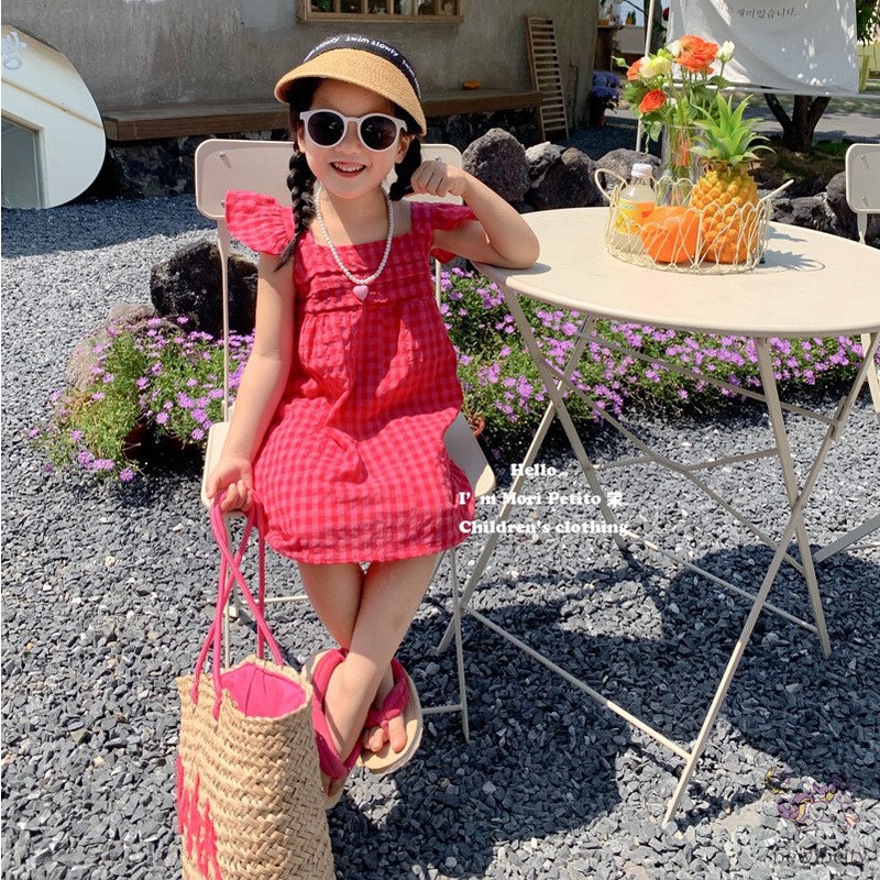 Set Áo Cánh Tiên + Chân Váy Hàn Quốc Đáng Yêu Cho Bé Gái