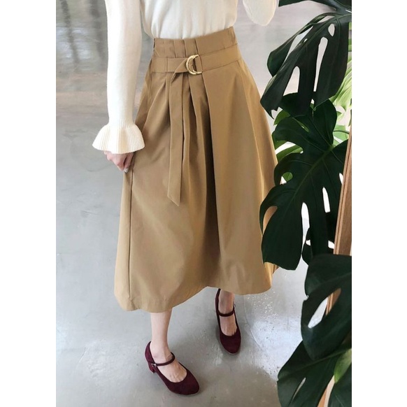 Chân Váy Trơn Màu Thô/Xô 2Hand Nhật