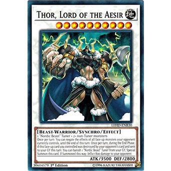 Bài Yugioh - Combo Odin Father Of The Aesir + Thor Lord of The Aesir + Loki Lord of The Aesir + Gotterdammerung