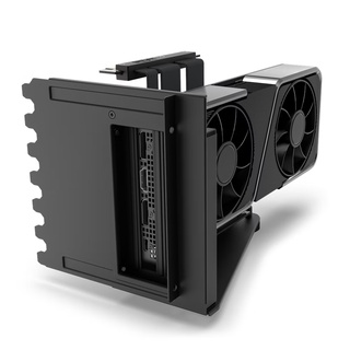 NZXT Vertical GPU Mounting Kit - Black Bracket & 175 mm PCIe 4.0x16 Riser Cable