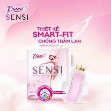 Bộ 2 gói Băng vệ sinh Diana Sensi siêu mỏng gói 8M