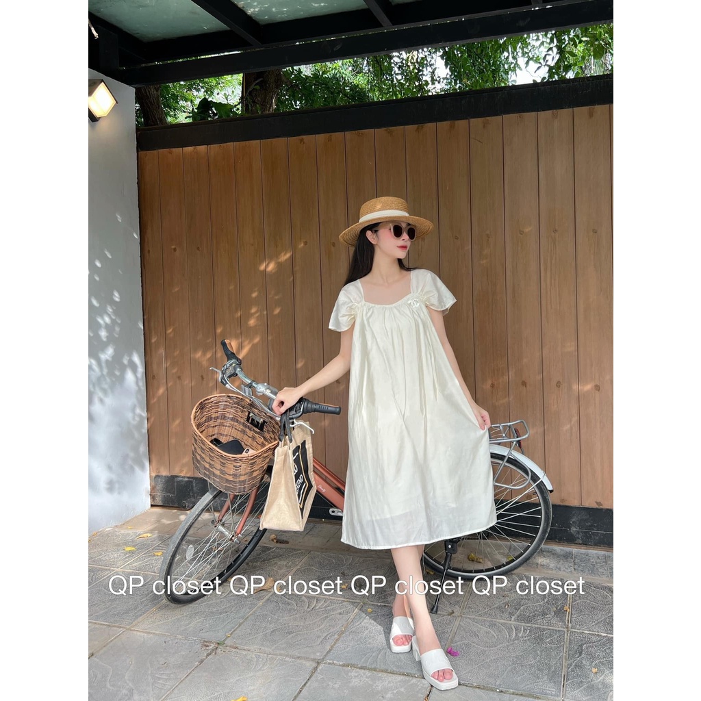 Váy suông trơn 2 dây to xinh 4 màu