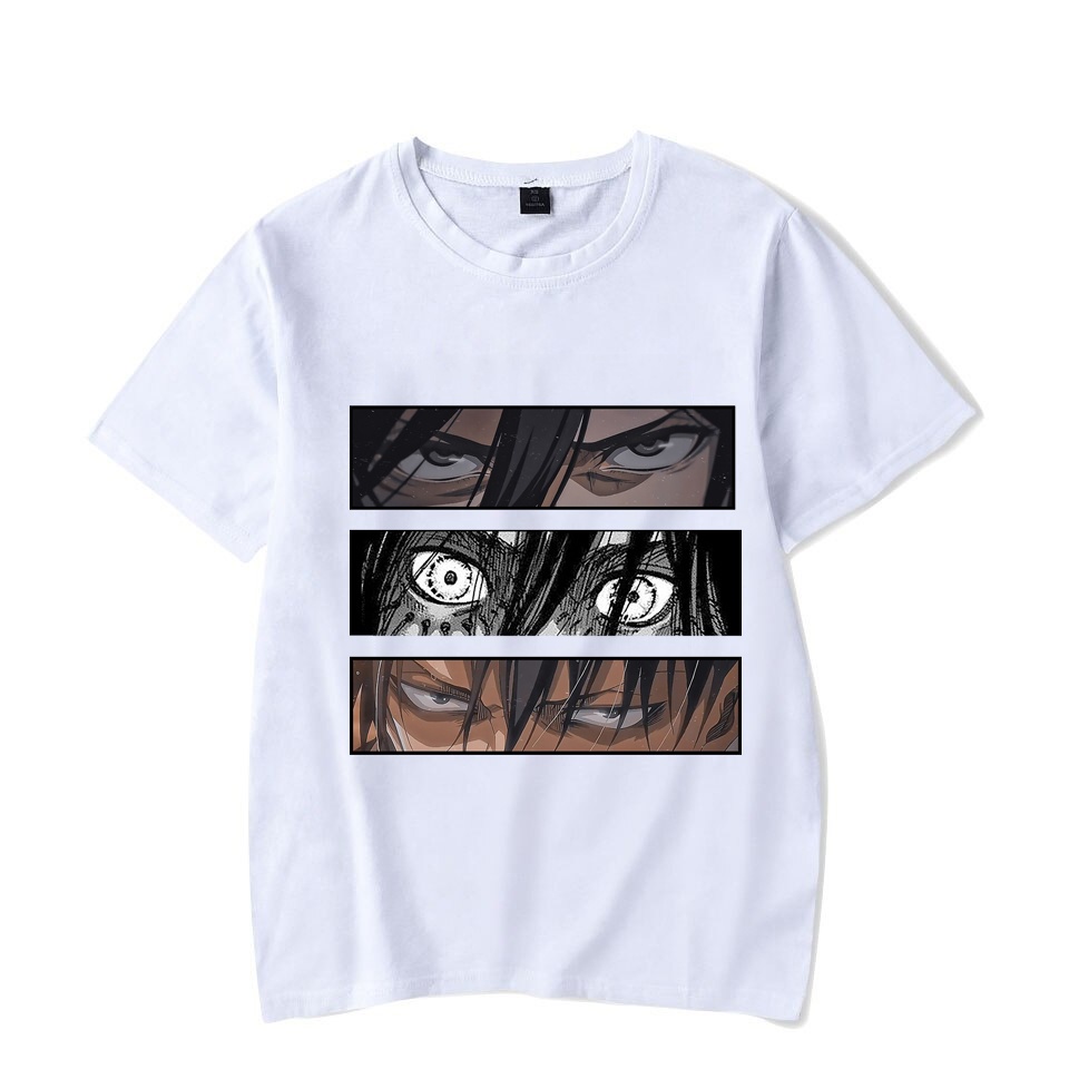 Áo thun Anime Attack on Titan Shingeki No Kyojin Mikasa Eren Ackerman unisex nam nữ đôc đẹp giá siêu rẻ