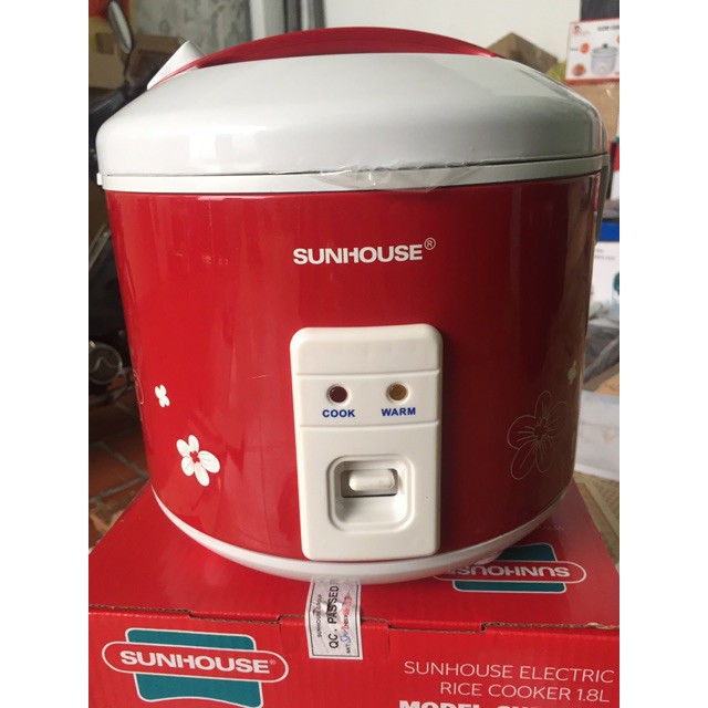 [Free Ship] [Chính Hãng] Nồi Cơm Điện Sunhouse 1,8l SHD8601